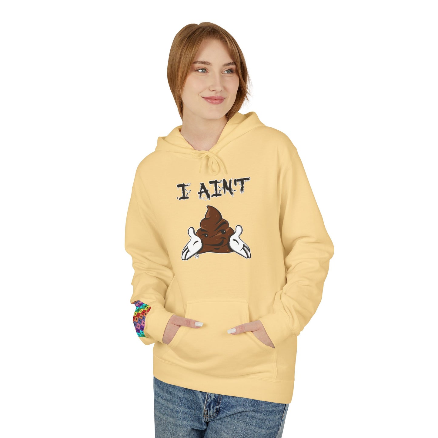 Humorous Unisex Fleece Hoodie, Cozy Sweatshirt for Casual Wear, Perfect for Gifting, Funny Quote Apparel, Ideal for Friends & Family