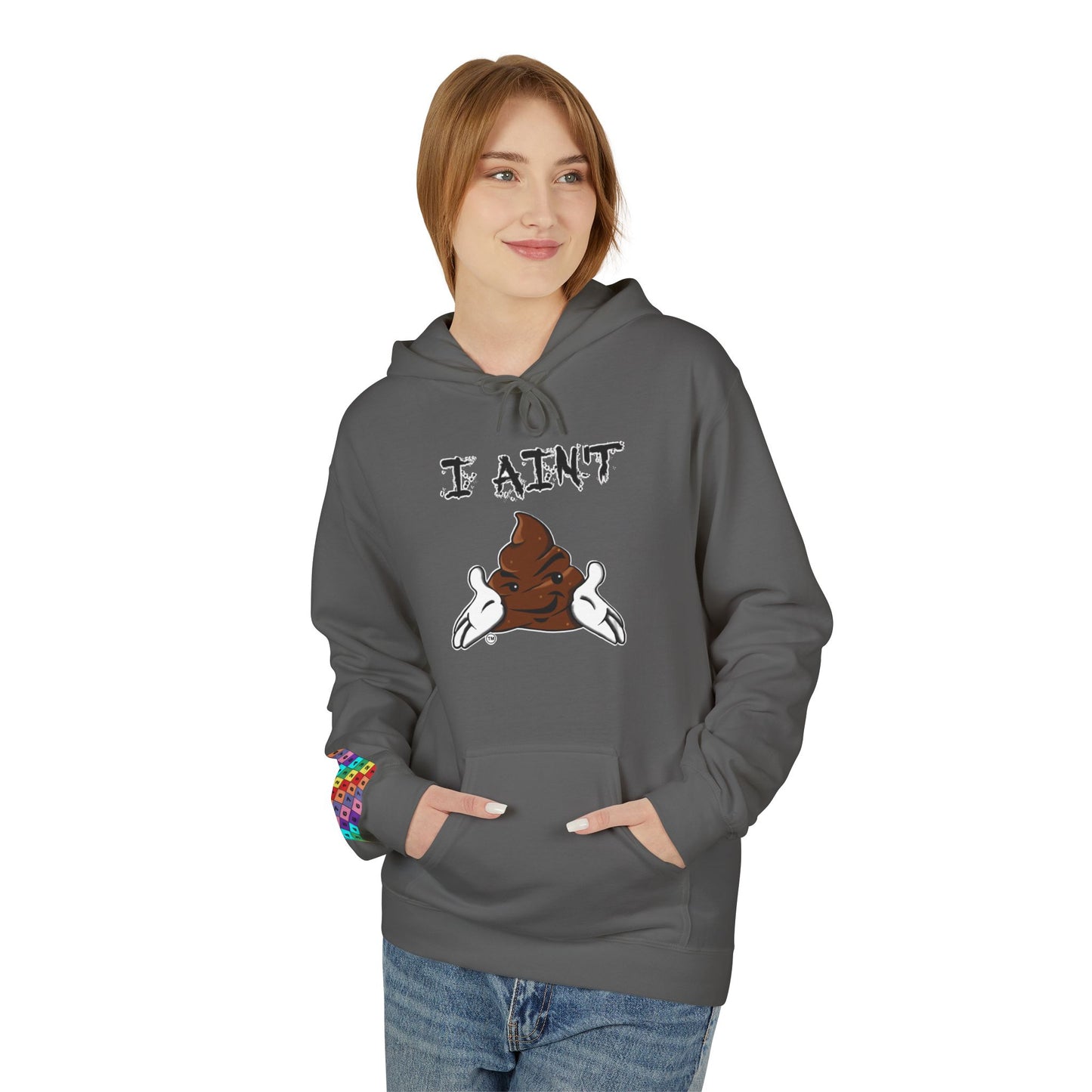 Humorous Unisex Fleece Hoodie, Cozy Sweatshirt for Casual Wear, Perfect for Gifting, Funny Quote Apparel, Ideal for Friends & Family