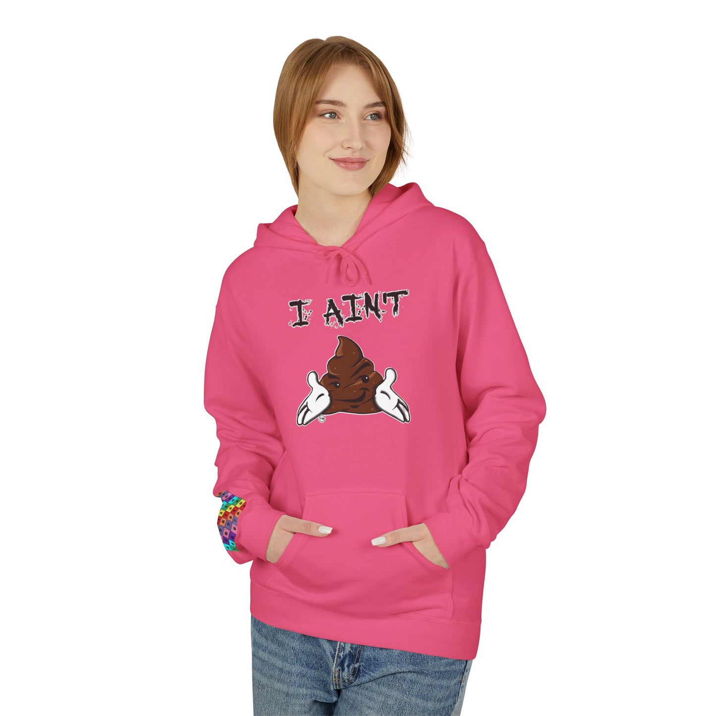 Humorous Unisex Fleece Hoodie, Cozy Sweatshirt for Casual Wear, Perfect for Gifting, Funny Quote Apparel, Ideal for Friends & Family