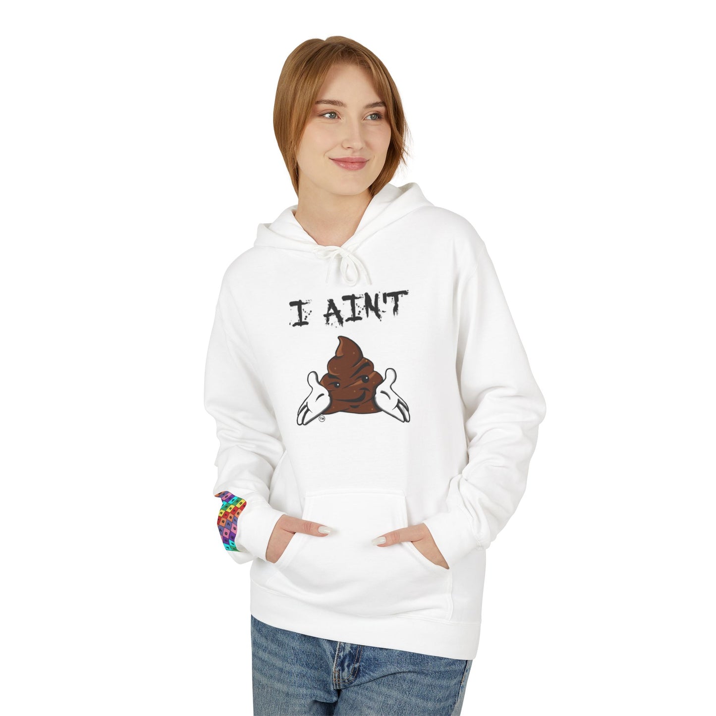 Humorous Unisex Fleece Hoodie, Cozy Sweatshirt for Casual Wear, Perfect for Gifting, Funny Quote Apparel, Ideal for Friends & Family