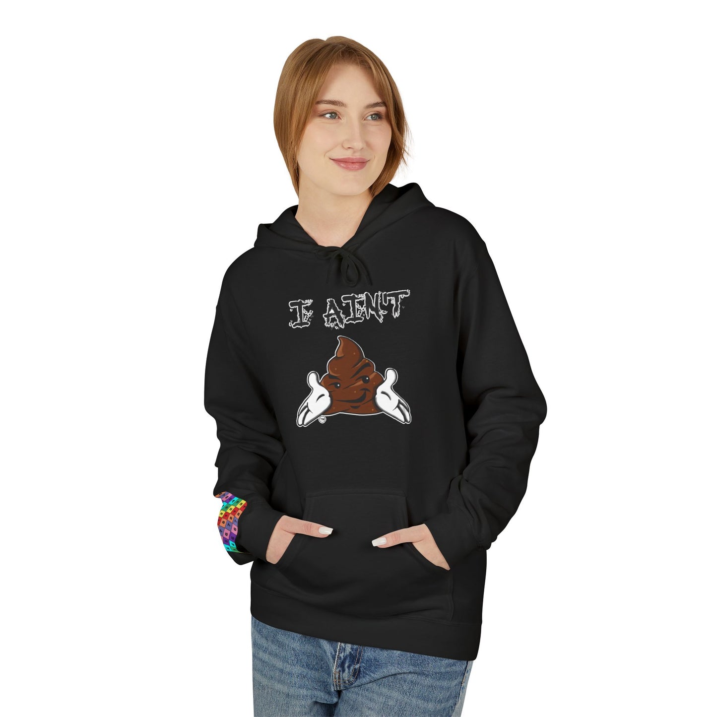 Humorous Unisex Fleece Hoodie, Cozy Sweatshirt for Casual Wear, Perfect for Gifting, Funny Quote Apparel, Ideal for Friends & Family