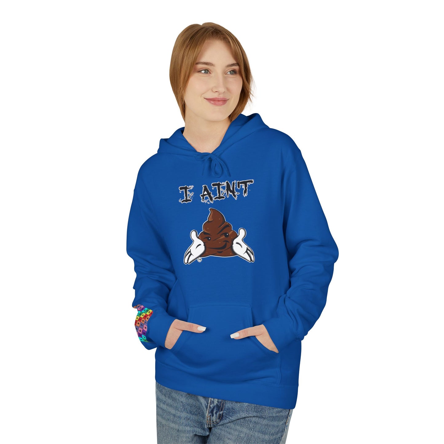 Humorous Unisex Fleece Hoodie, Cozy Sweatshirt for Casual Wear, Perfect for Gifting, Funny Quote Apparel, Ideal for Friends & Family