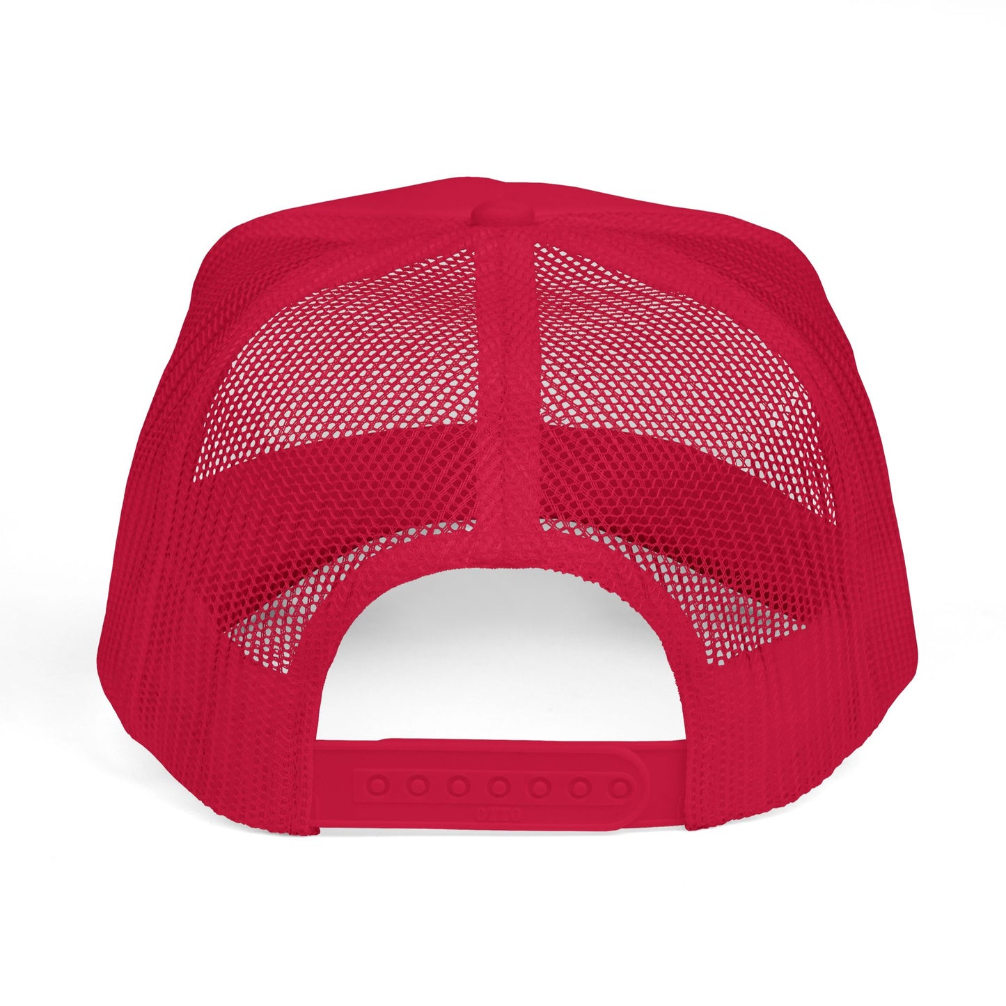 Embroidered Foam Trucker Hat - Fun & Bold Red Cap, Casual Wear, Gift for Friends, Outdoor Activities, Everyday Style