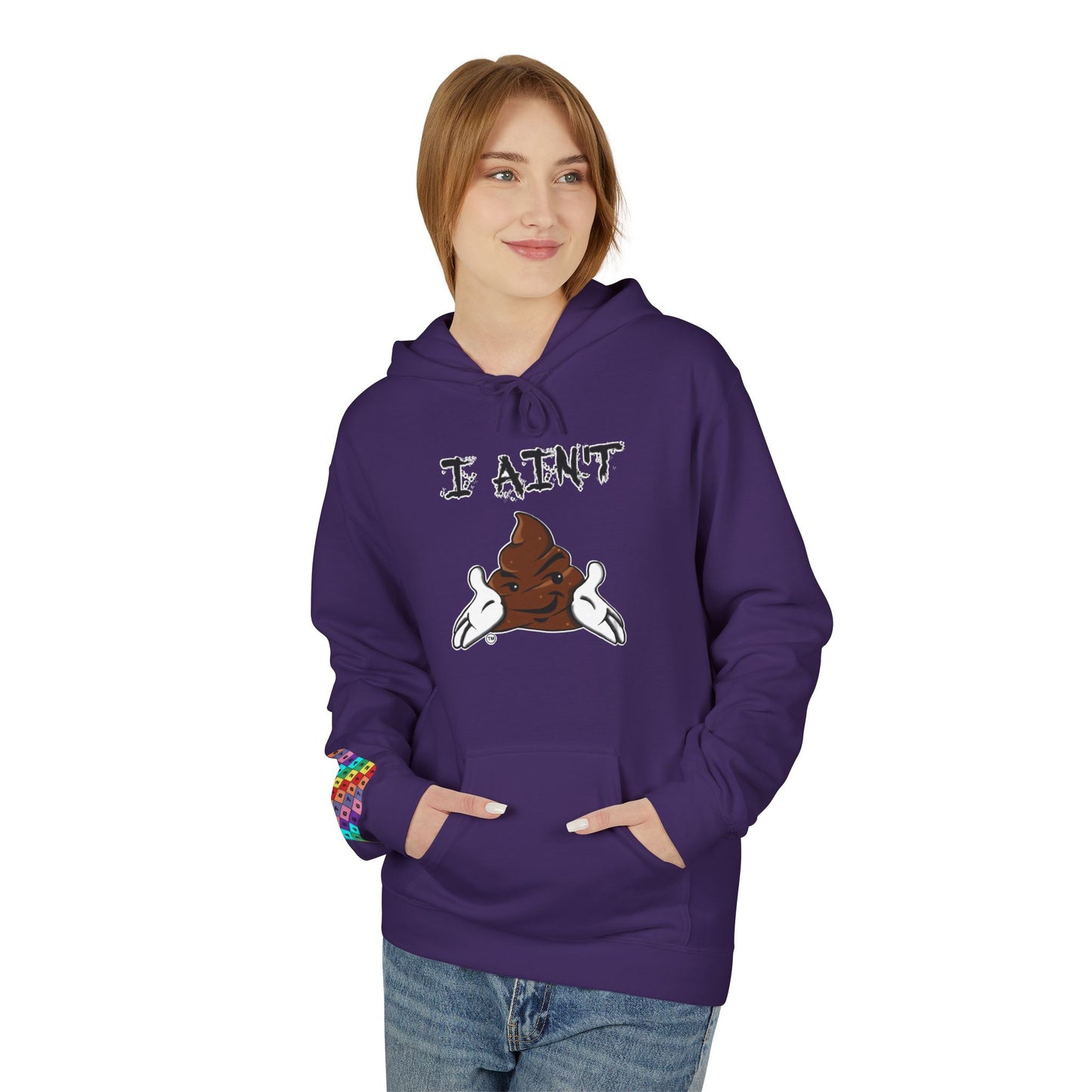 Humorous Unisex Fleece Hoodie, Cozy Sweatshirt for Casual Wear, Perfect for Gifting, Funny Quote Apparel, Ideal for Friends & Family