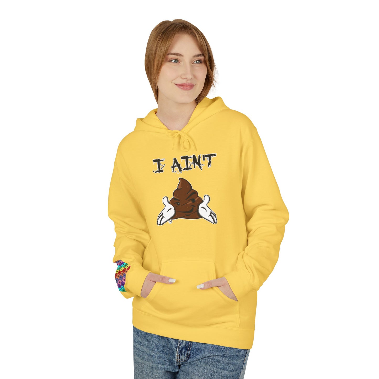Humorous Unisex Fleece Hoodie, Cozy Sweatshirt for Casual Wear, Perfect for Gifting, Funny Quote Apparel, Ideal for Friends & Family