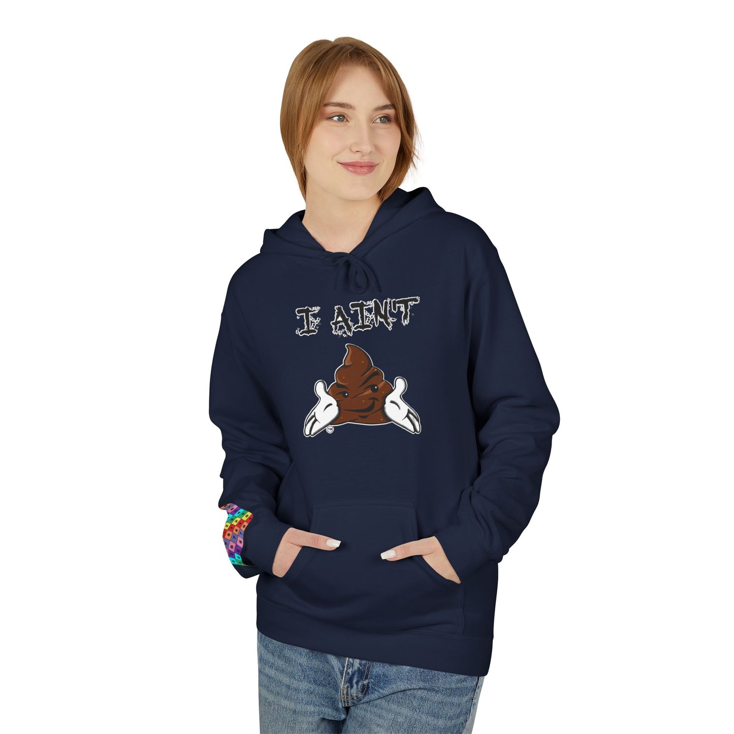 Humorous Unisex Fleece Hoodie, Cozy Sweatshirt for Casual Wear, Perfect for Gifting, Funny Quote Apparel, Ideal for Friends & Family