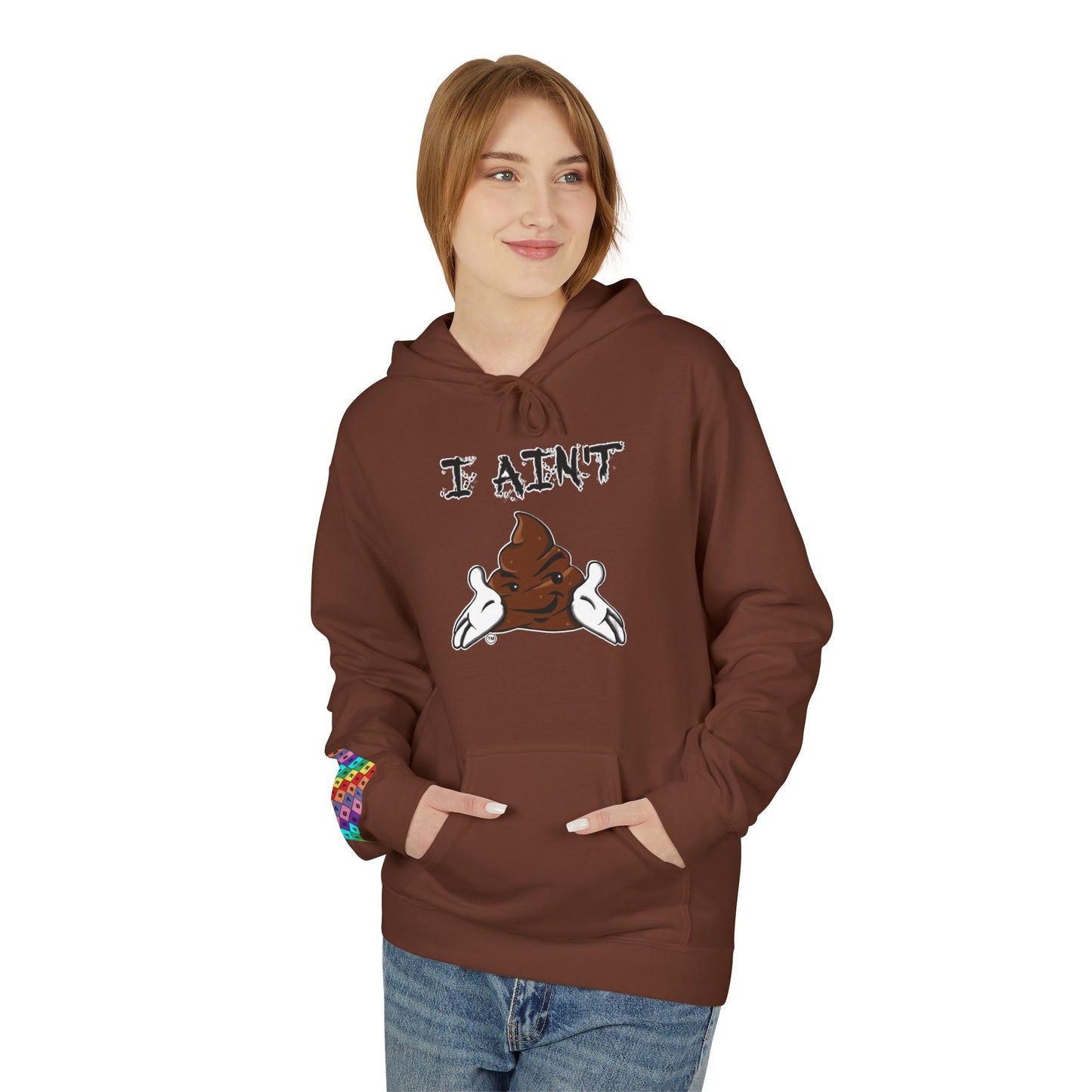 Humorous Unisex Fleece Hoodie, Cozy Sweatshirt for Casual Wear, Perfect for Gifting, Funny Quote Apparel, Ideal for Friends & Family
